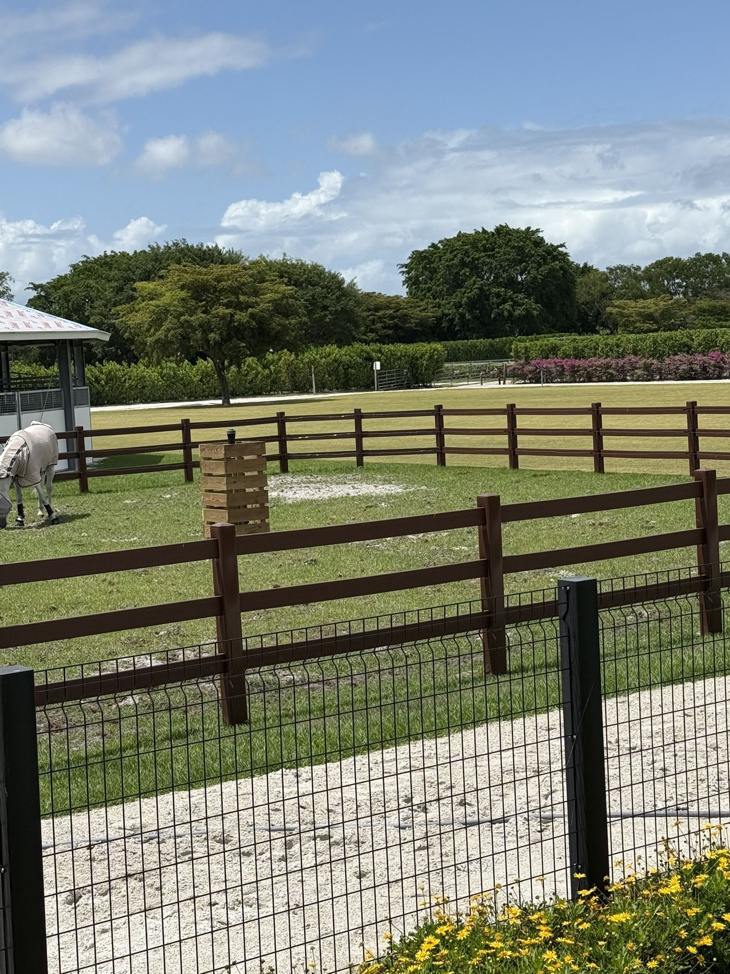 HDPE Derby fencing. 1,680 Linear Feet