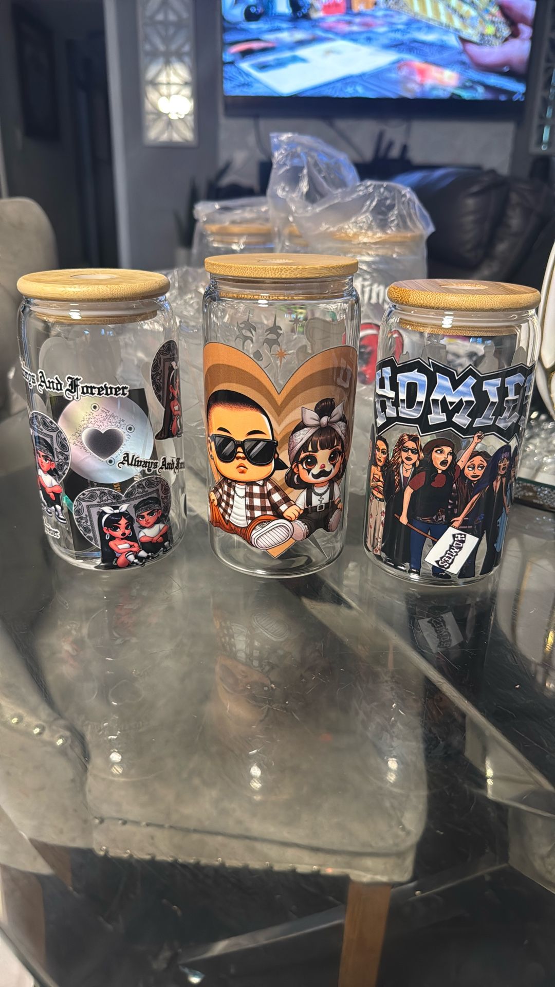 $10 Glass Tumblers