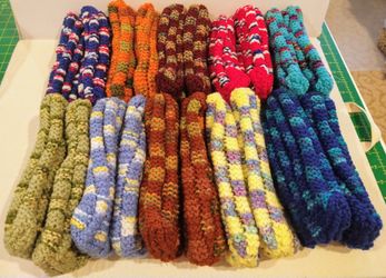Hand Knitted Slipper Socks--$5 a pair