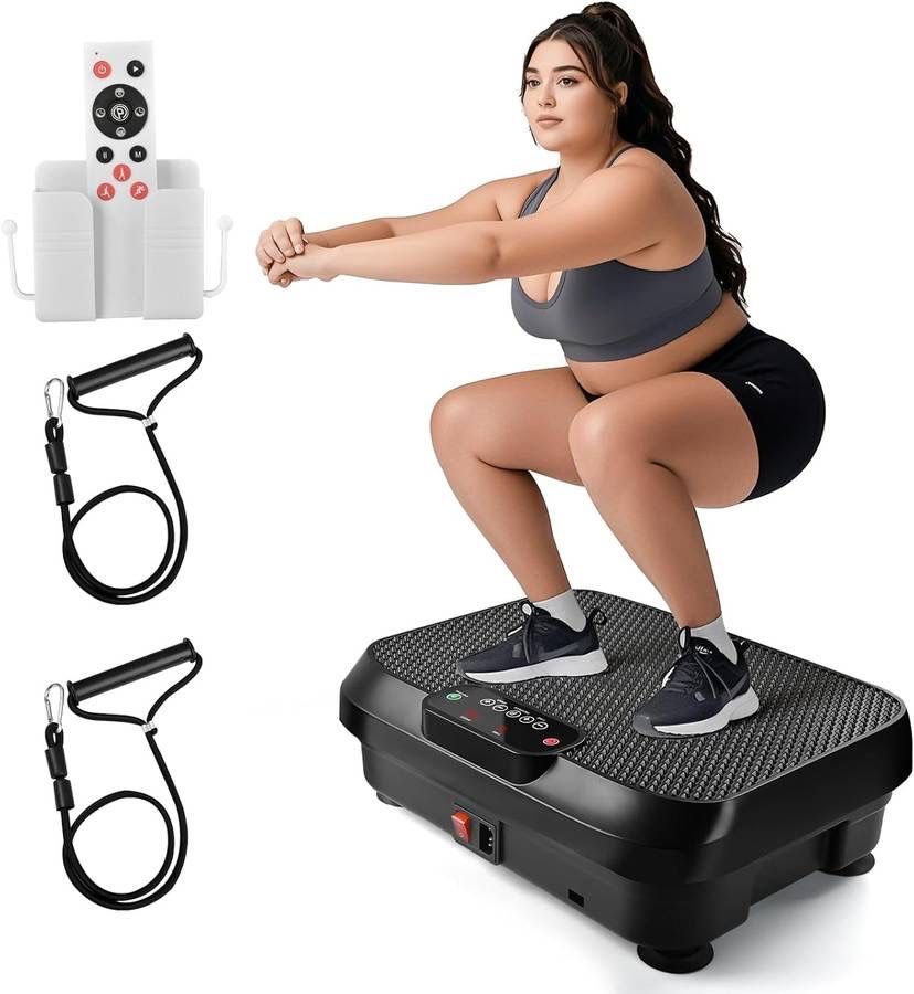 new Vibration Plate Exercise Machine for Lymphatic Drainage Weight Loss,Whole Body Workout Vibration Fitness Platform,Mini Shake Plate,Sport Gym Fitne