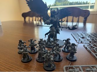 Warhammer 40K Magnus the red + 10 Rubric marines