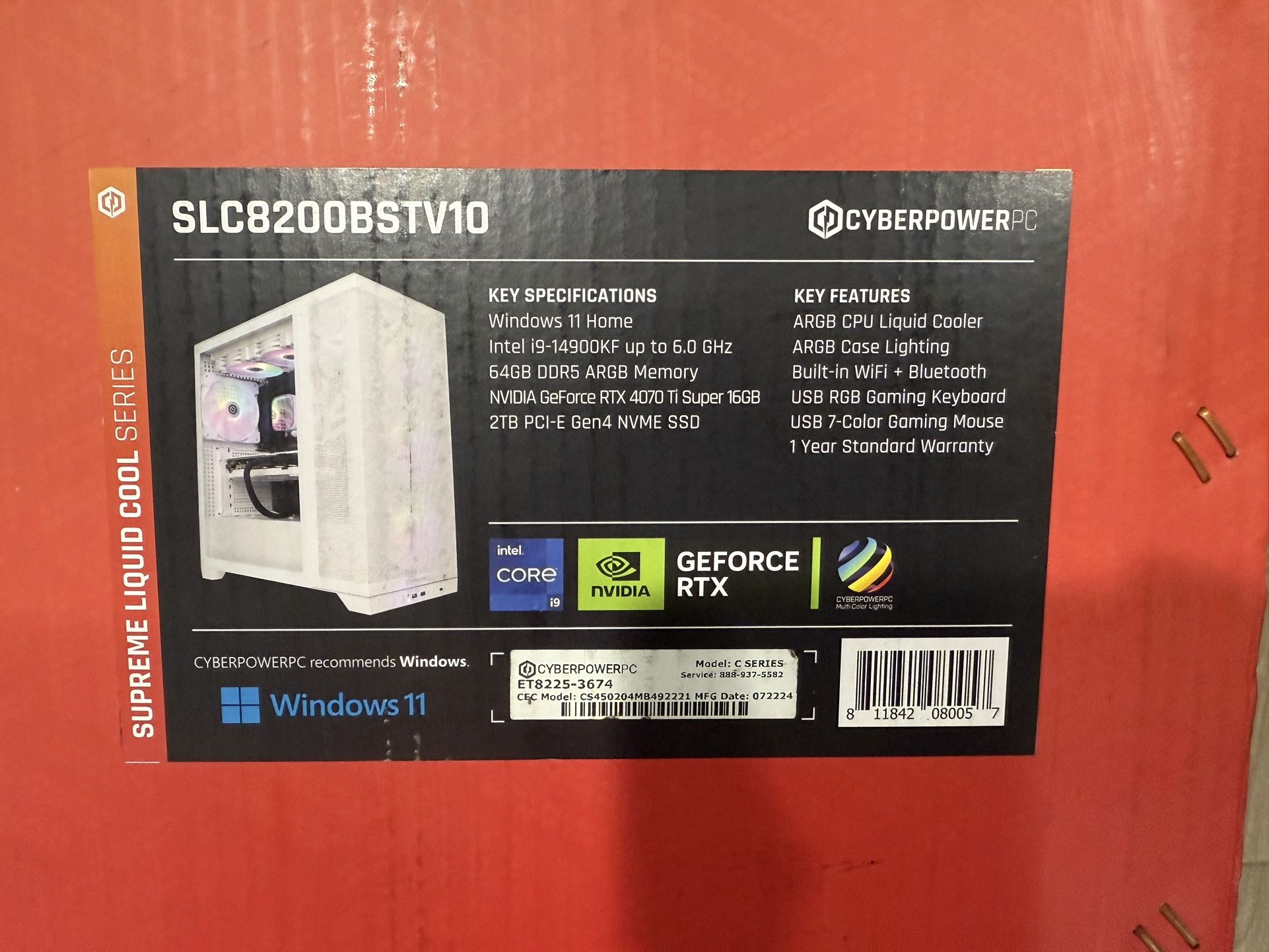 Cyber Power Gaming Computer - New & sealed