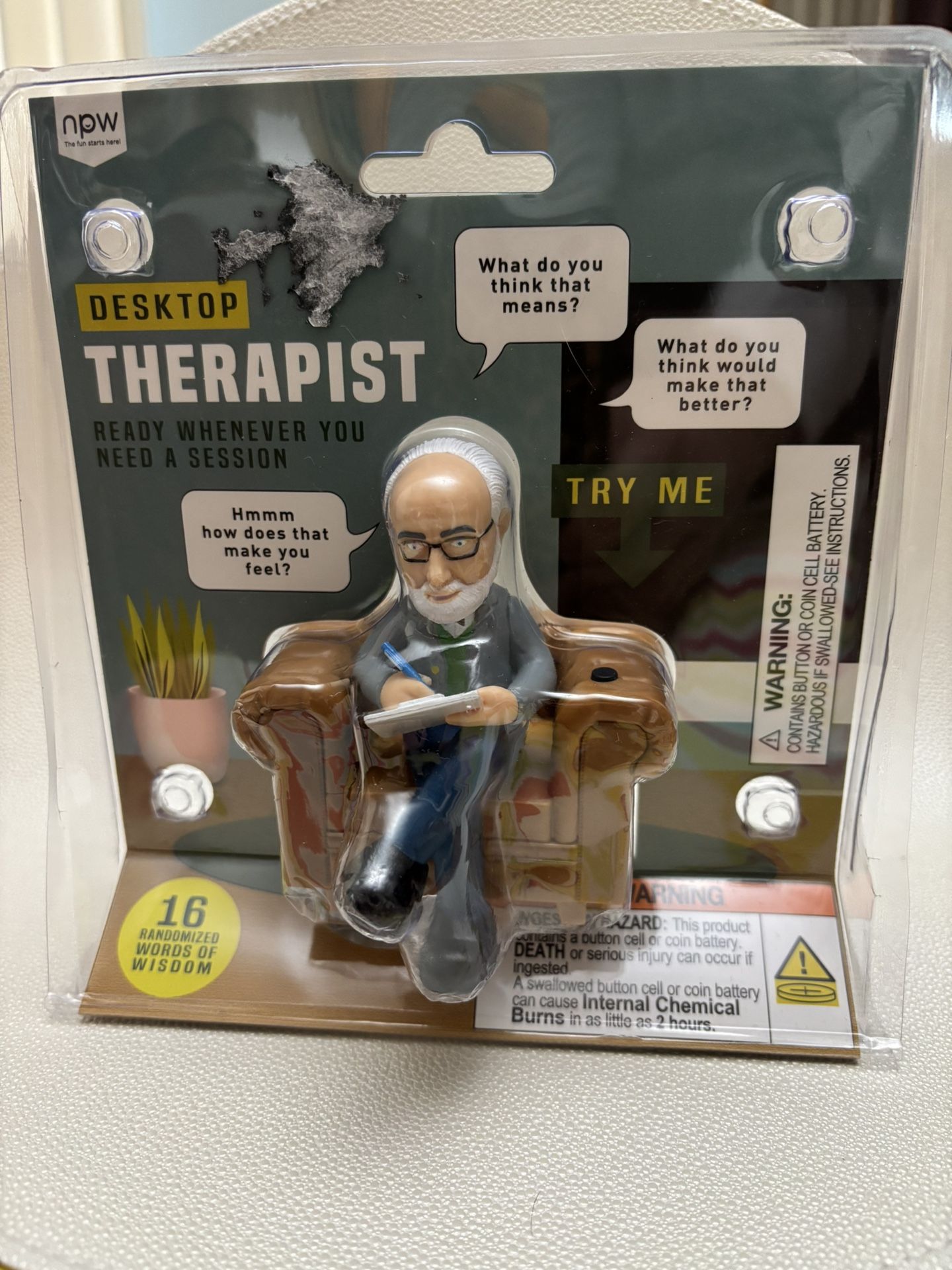 Desktop Therapist Electronic w/ 16 Randomized Words of Wisdom