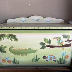 Hand Painted Toy Chest