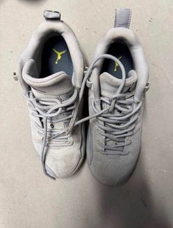 Size 4Y- Air Jordan 12 Retro Low Wolf Grey