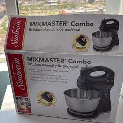 100% new Sunbeam Mixmaster Combo Stand and Hand Mixer