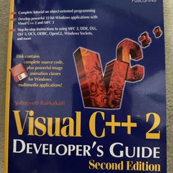 Vintage Computer Book: Visual C++ 2 Developer’s Guide Second Edition