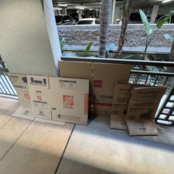 Moving Boxes Bundle – 2 Medium, 1 Large, 2 NEW Heavy Duty Large 