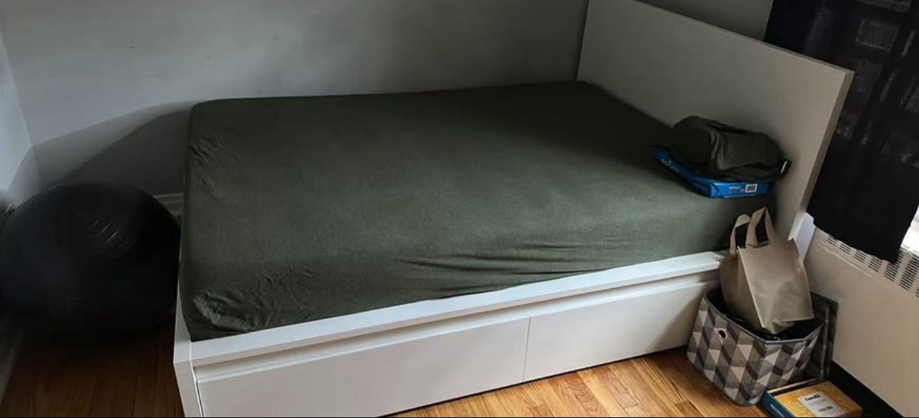 IKEA Malm Bed Frame And Mattress