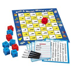 Lakeshore Roll & Write Word Game