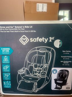 Safety 1st Grow and Go Extend 'n Ride LX All-in-One Convertible Car Seat (SEALED)