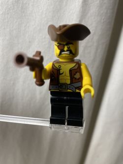 Lego Minifigure pi162 Pirate 4 Vest & Anchor Eye Patch 2015 The Brick Bounty (Rare Collectors Item!)