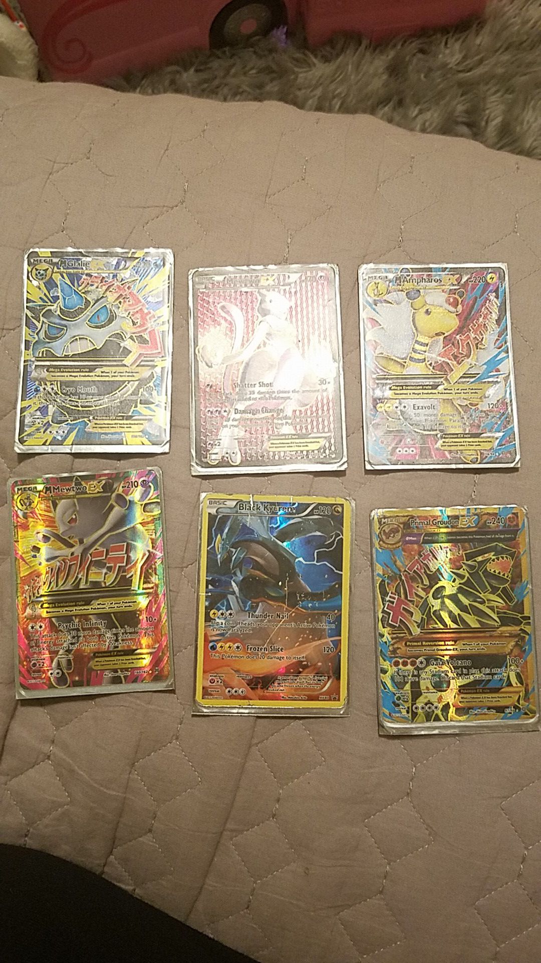 Six Pokemon Cards