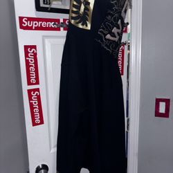 Black And Gold Bape Zip Up Hoodie Decent Condition 