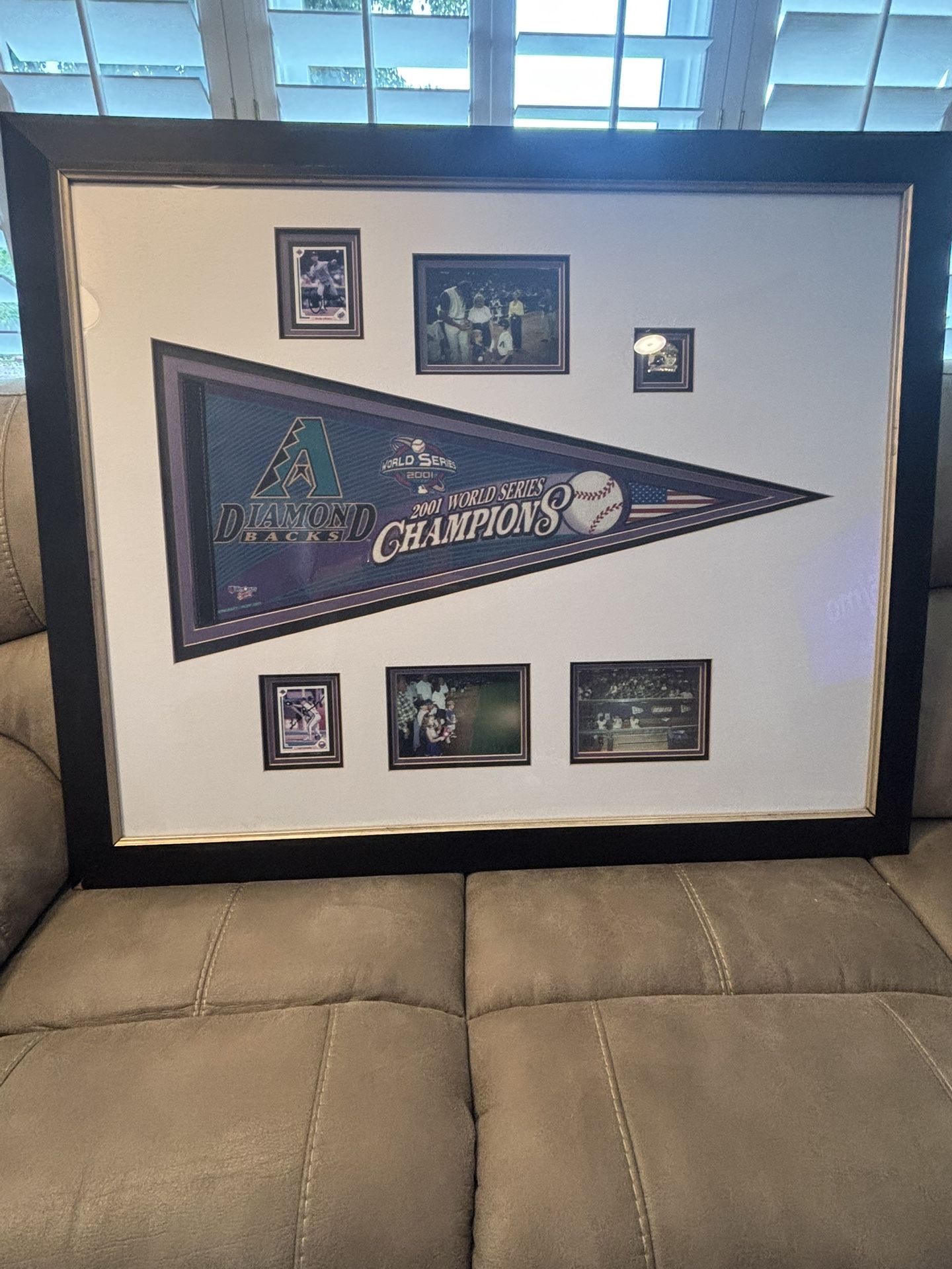 Collage of Diamondbacks Winning 2001 World Series