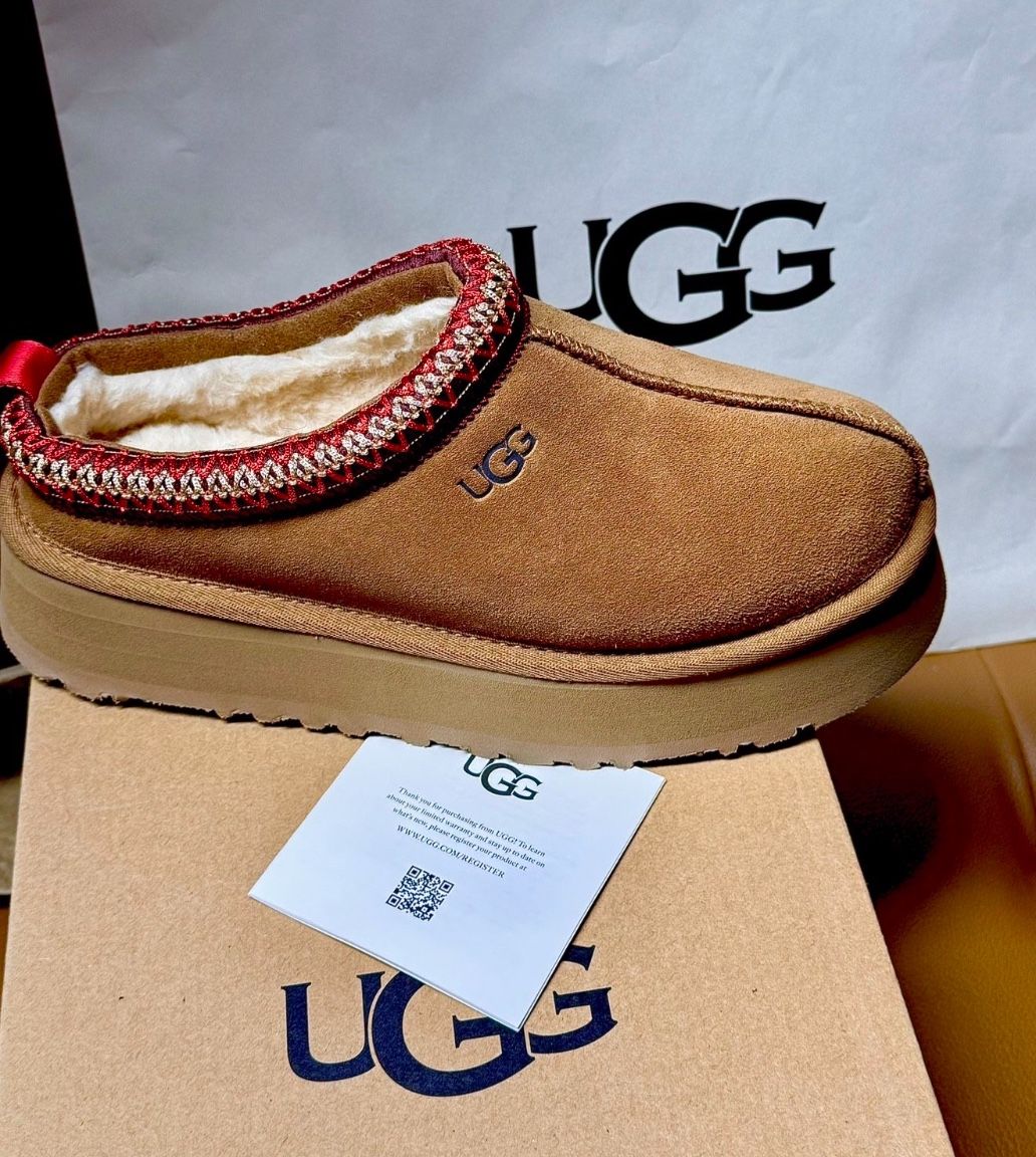 Women's UGG Tazz  ( Chestnut ) Shoes Slippers Sandals 100% Authentic *IN HAND*