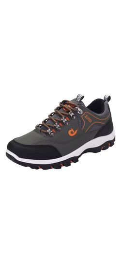 Men's Hiking Shoes Waterproof Leather Outdoor PU Shoes Wear-resistant Men Trekking Walking Hunting Tactical Sneakers