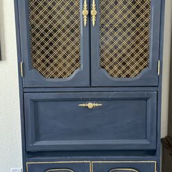 Painted Blue Hutch 