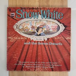 Disney Snow White And The Seven Dwarfs Magic Mirror Vinyl 1962