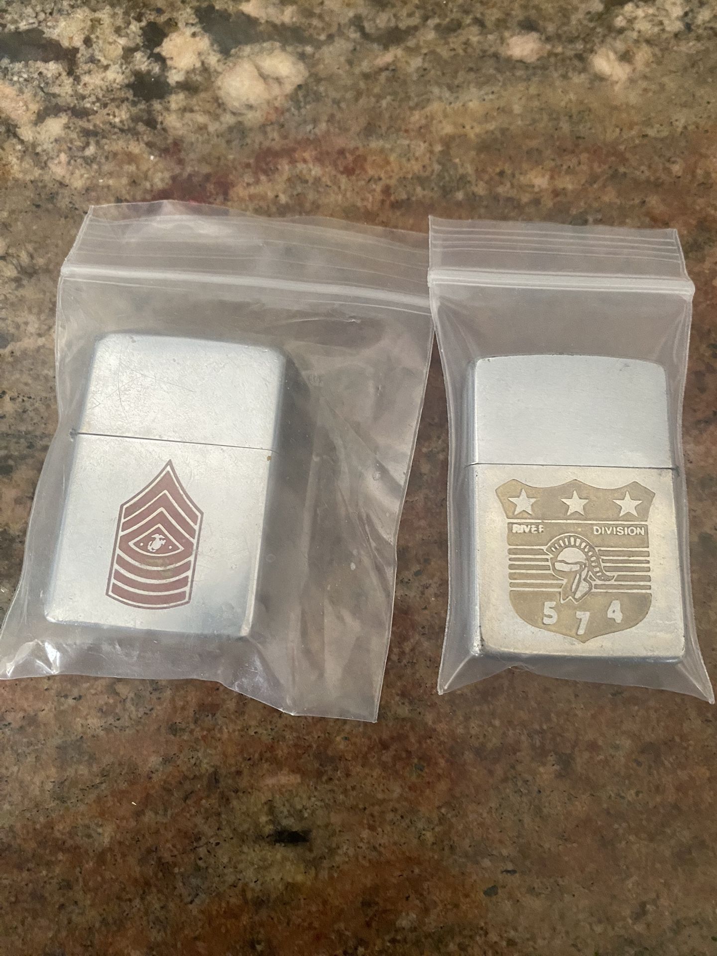 Vintage Authentic Vietnam Zippo lighters