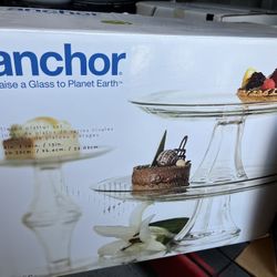 2 Piece Tiered Platter Set 