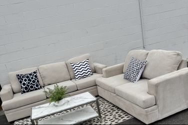Sofa and Loveseat