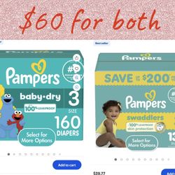 Pampers diapers size 3