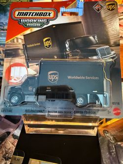 Matchbox - International Dupastar UPS Box Truck Working Rigs