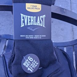 Everlast Socks - 7 Pair Value Pack, Size 6-12