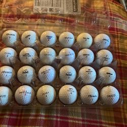 24 Count Mixed Brand Golf Balls