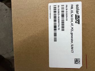 SolarEdge Backup Interface BI-EUSGN-03 – Brand New – $1,000