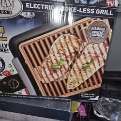 Electricity  Smoke Less Grill. Cafeteria Coffee maker.  And  A  Cookware Set  All 3 Pice Are Brand New   Ash 100