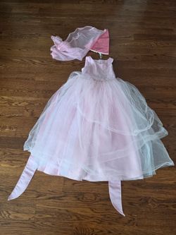 princess costume Halloween dress size 8 girls pink