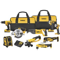 DEWALT 20V MAX Li-Ion Cordless Combo Kit, 9-Tool, 2 Batteries, Model# DCK940D2
