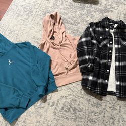 Girls L/XL Sweatshirt Lot -all For $10