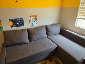 Ikea Friheten Sleeper Sectional Couch, 3 seat with storage