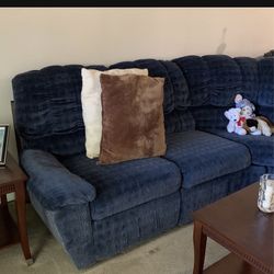 Blue couch