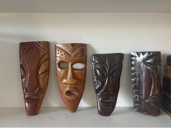 4 Masks from Belize