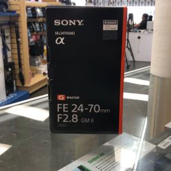Sony FE 24-70mm F2.8 GM II