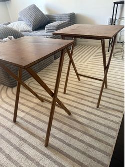 Portable Folding TV Trays – Set of 2