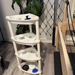 Shower Caddy Plastic White