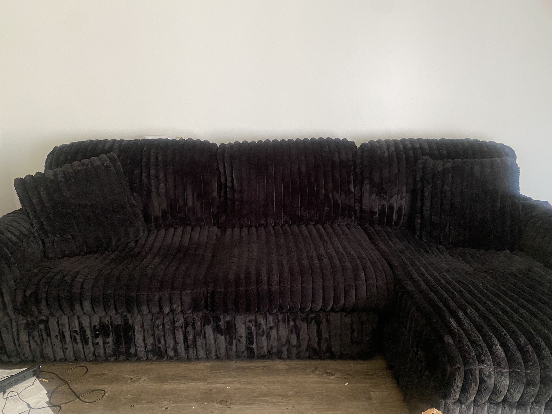 Beautiful New Black Sofa