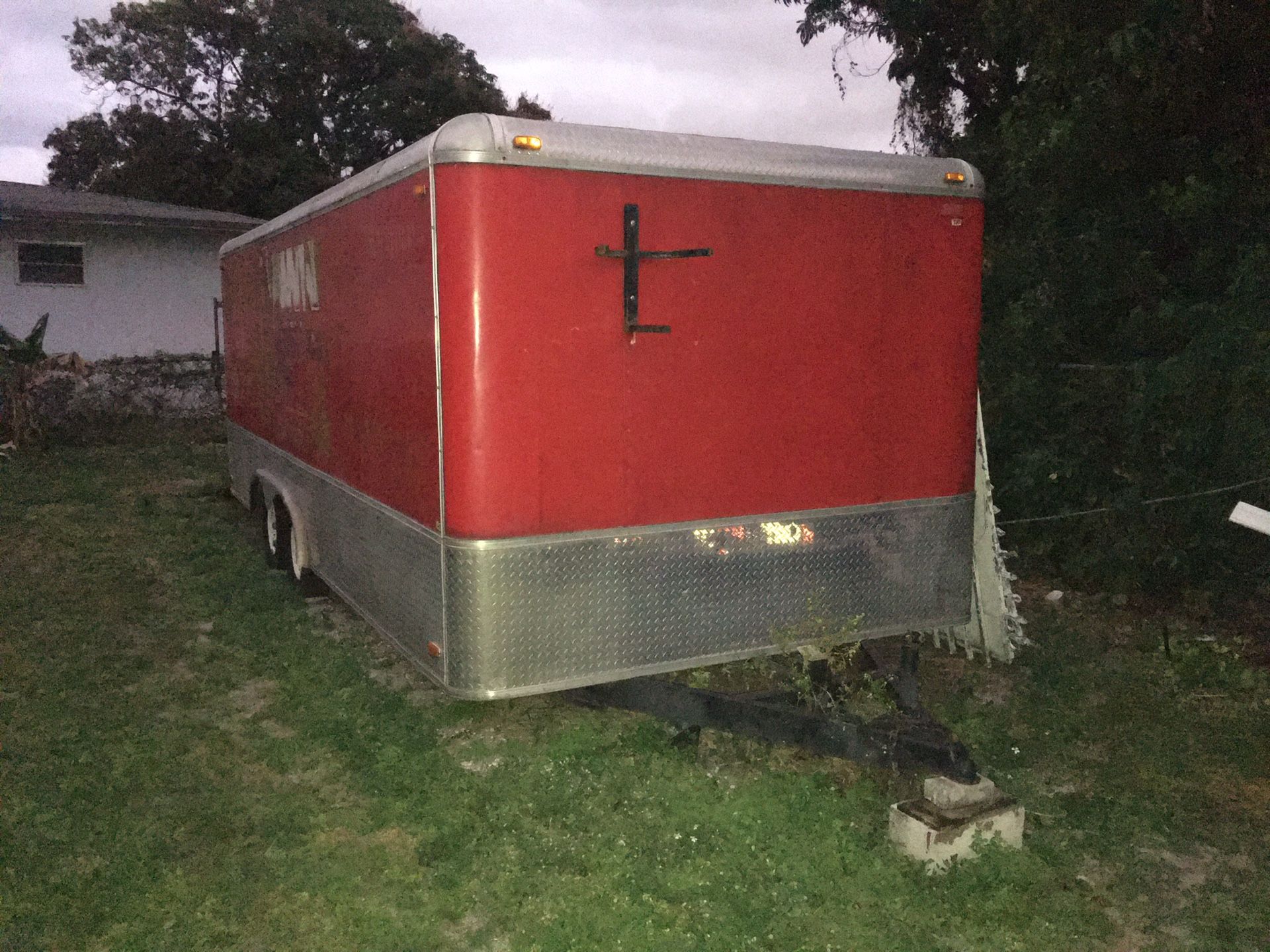 Enclose trailer 8.5 wide by 20 long SELL OR TRADE