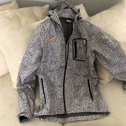 Nike hoodie, rain jacket