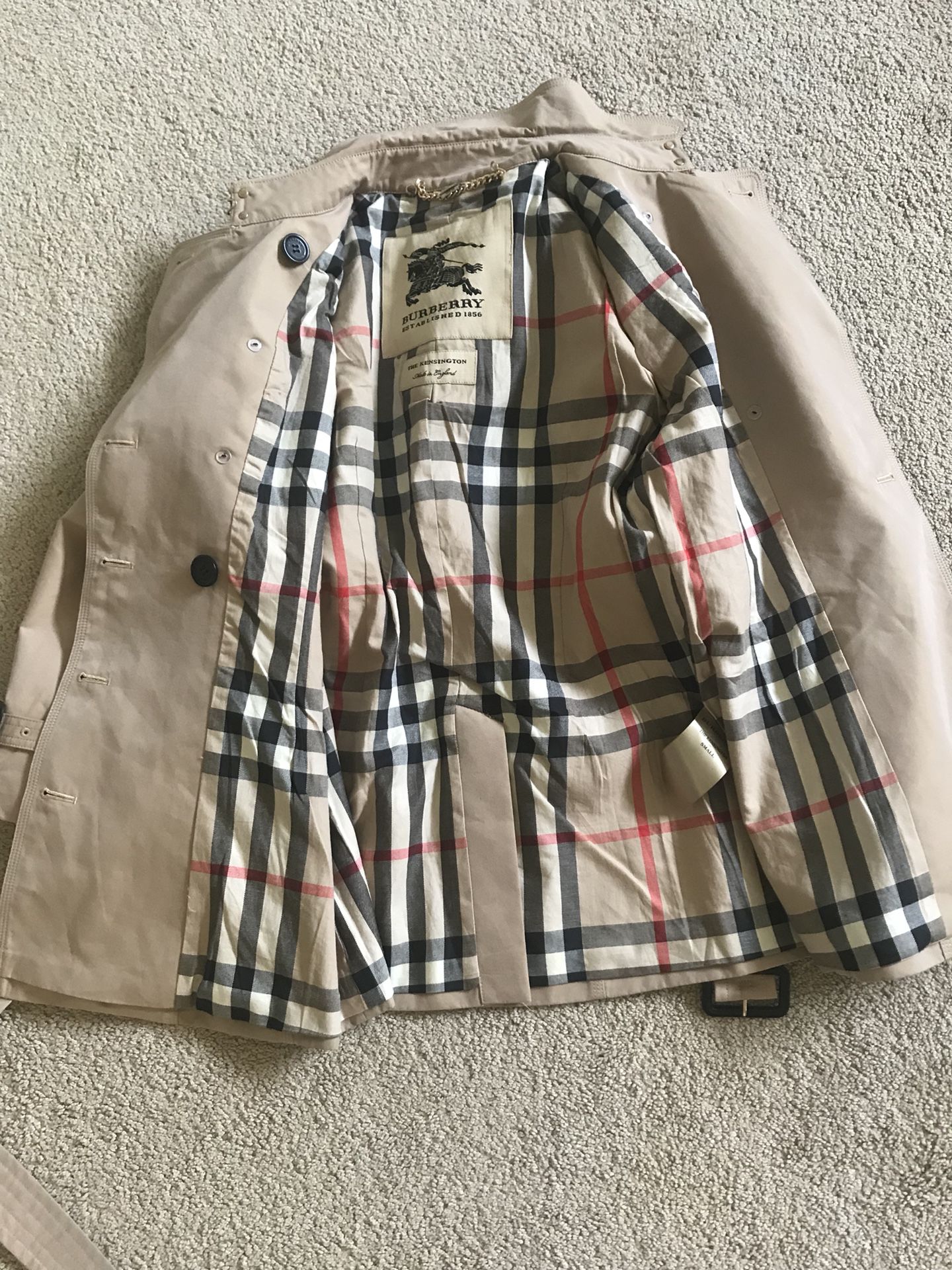 Burberry coat (size US 34)