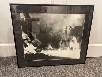 Framed Black and White Photography Print