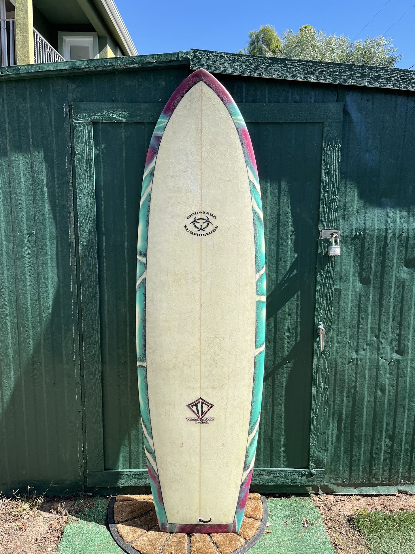 Biohazard Surfboards Mid length Simmons 