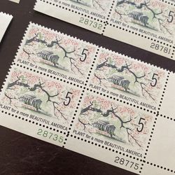 Plant for a more beautiful America vintage stamps (24 for $15)