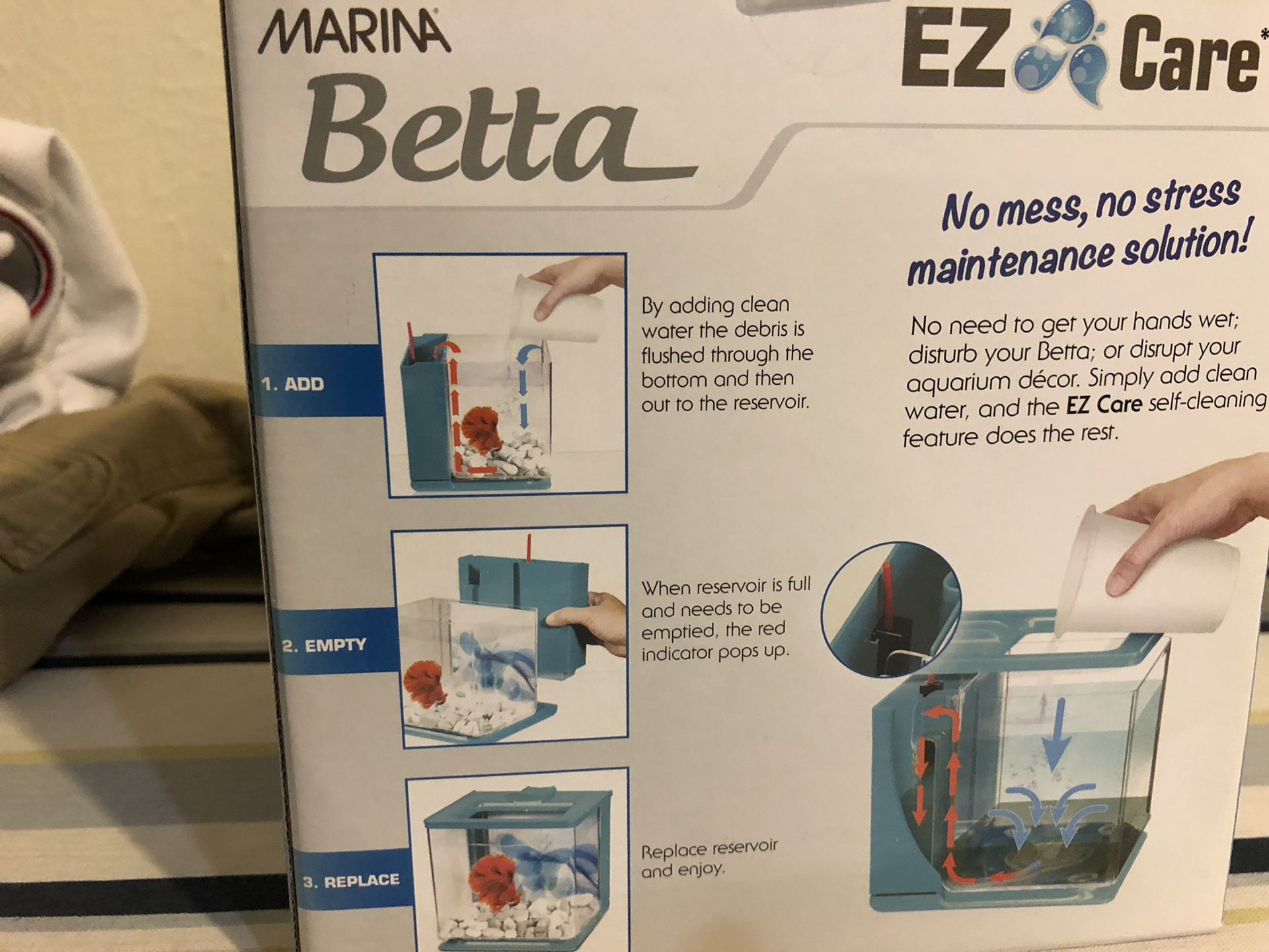 Betta fish tank - never used - fish aquarium