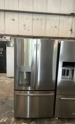 GE Stainless Steel 3-Door French Door Fridge